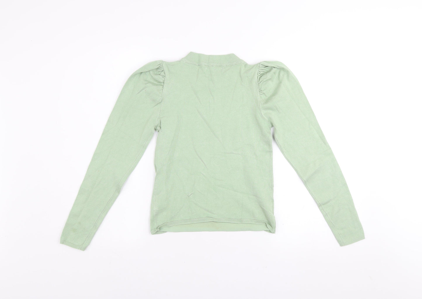 Womens UK Size 8 Stradivarius Green Pullover Jumper
