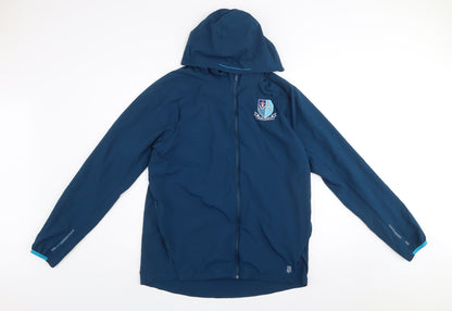 Mens UK Size L Umbro Blue Windbreaker Coat