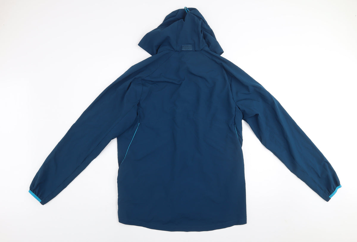 Mens UK Size L Umbro Blue Windbreaker Coat
