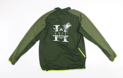 Mens UK Size L Umbro Green Pullover Sweatshirt
