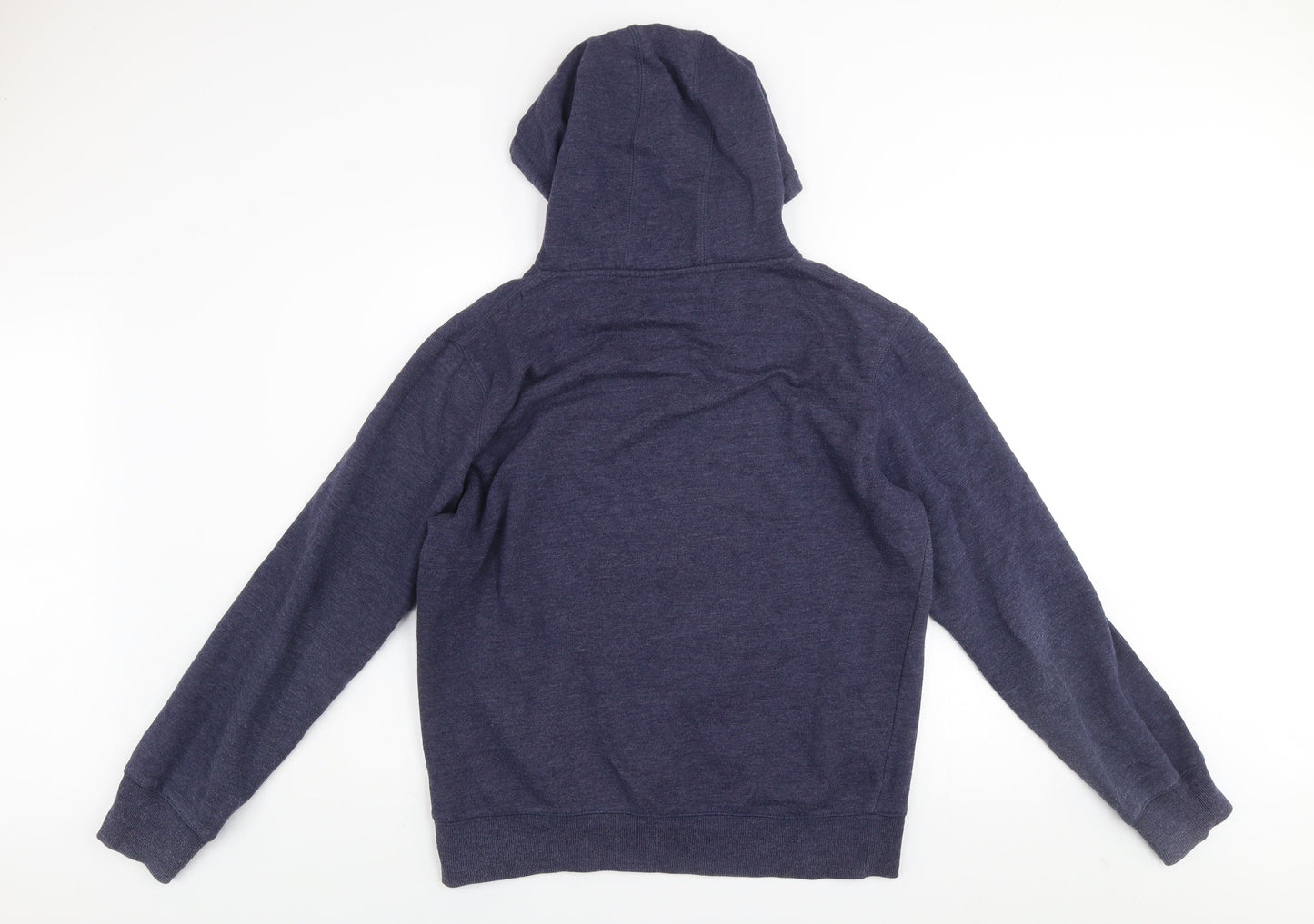 Mens UK Size L Dunnes Blue Pullover Hoodie