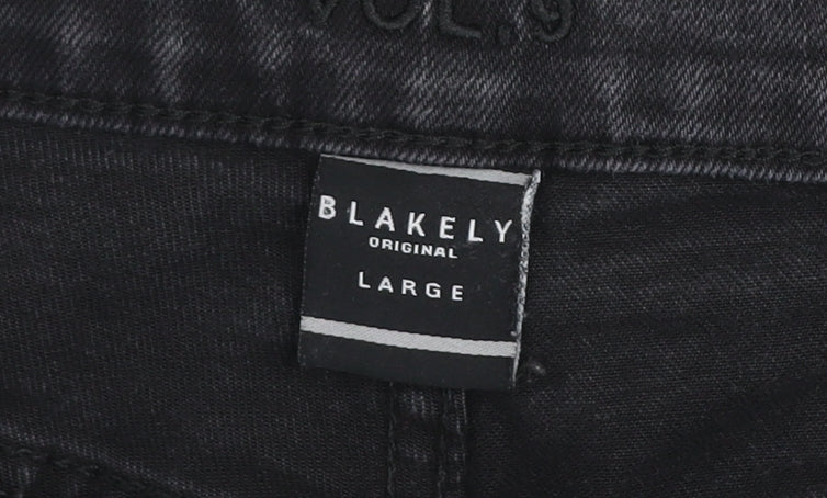 Blakely Original Men's Black Slim Jeans Size Large Denim