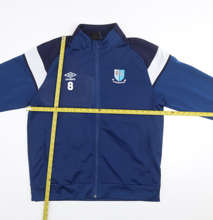 Mens UK Size XL Umbro Blue Football Gym & Training Running & Jogging Jacket