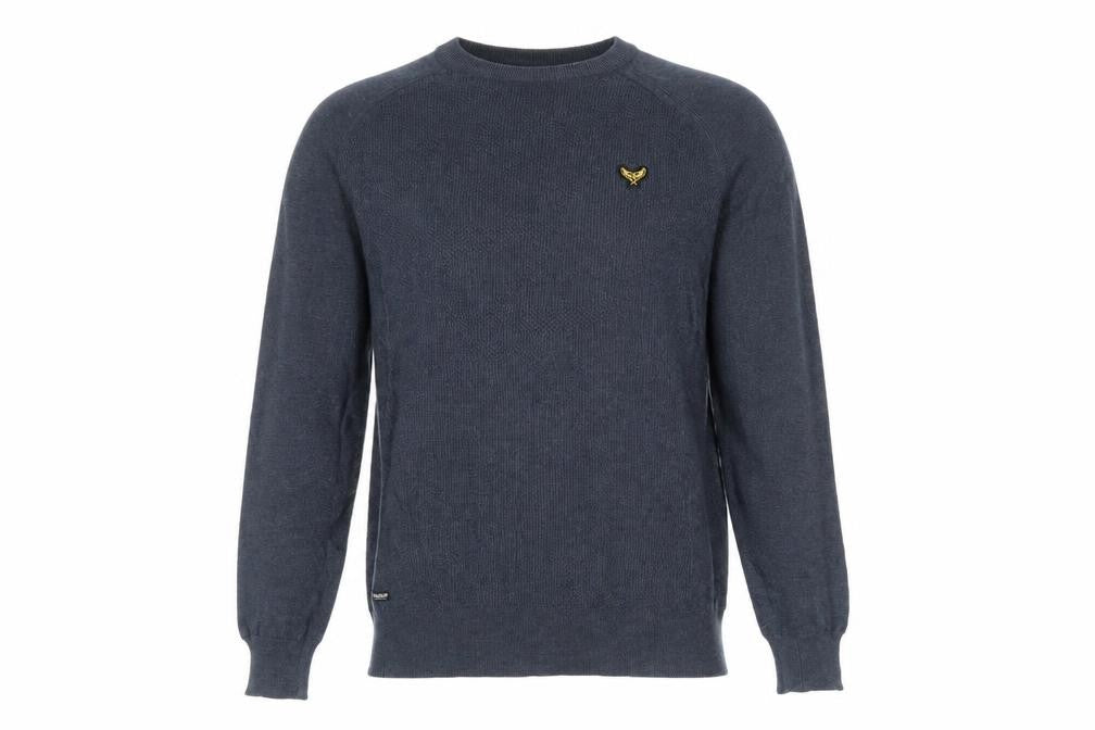 Mens UK Size M Threadbare Blue Pullover Jumper