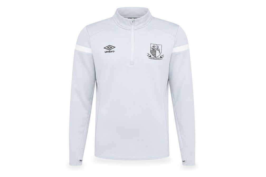 Mens UK Size M Umbro Blue 1/4 Zip Sweatshirt