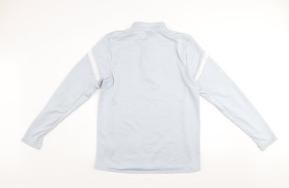 Mens UK Size M Umbro Blue 1/4 Zip Sweatshirt
