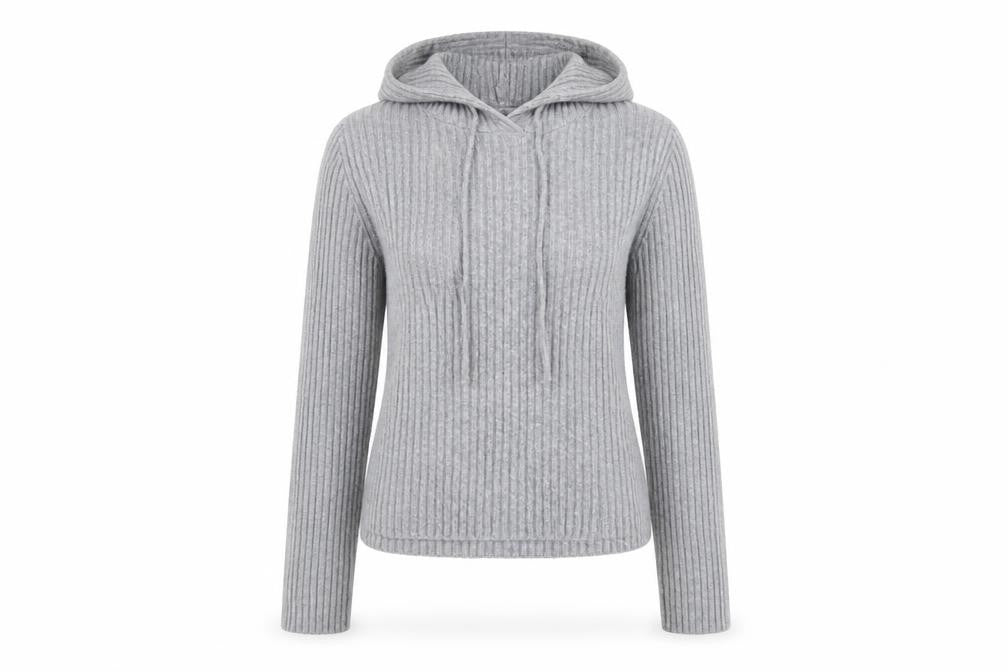 Womens UK Size S Stradivarius Grey Pullover Hoodie