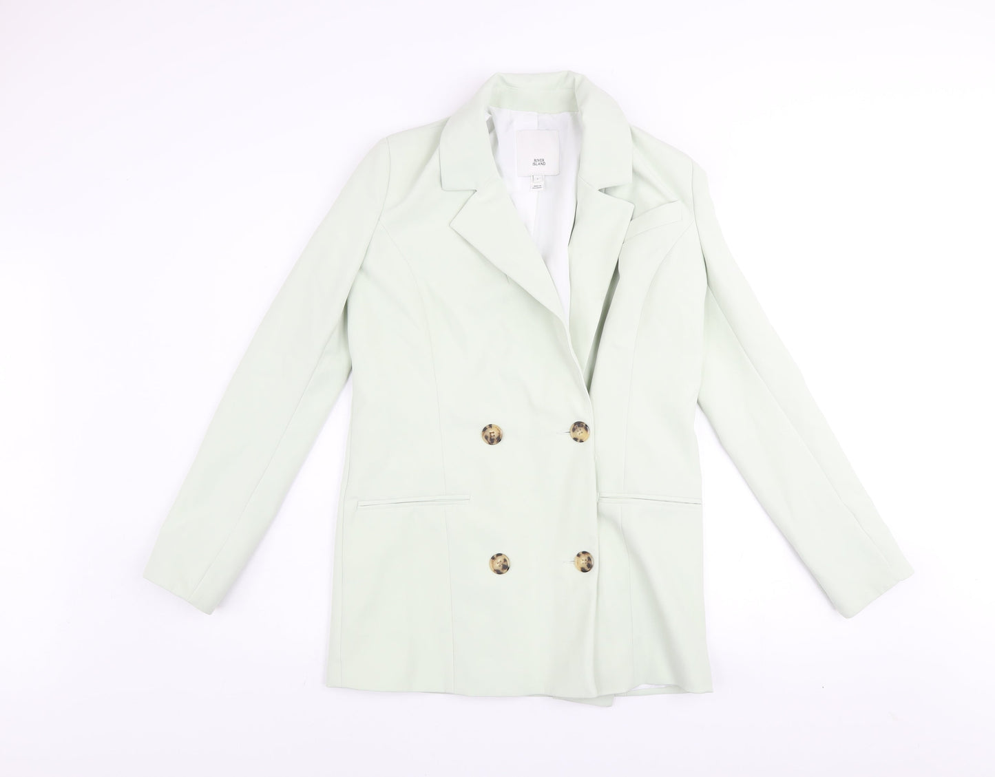 Womens UK Size 6 River Island Green Blazer
