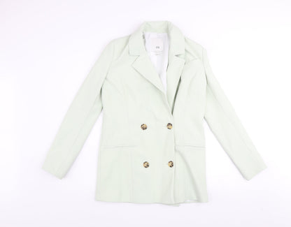 Womens UK Size 6 River Island Green Blazer