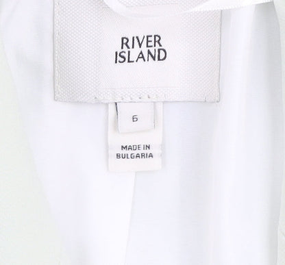 Womens UK Size 6 River Island Green Blazer