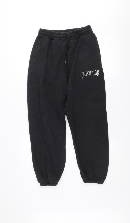 Champion Women's Black Small Fleece Sweatpants Joggers
