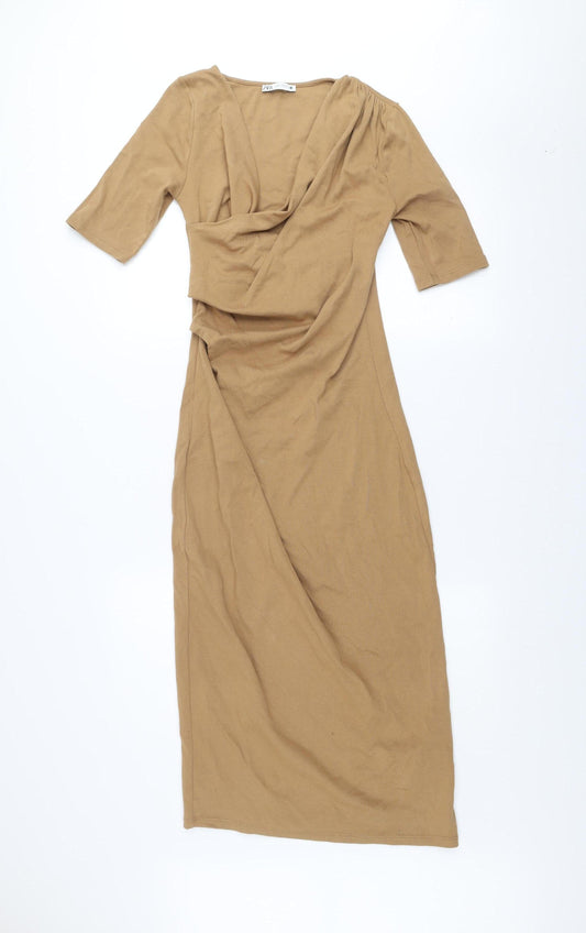 Womens UK Size M Zara Bodycon Dress