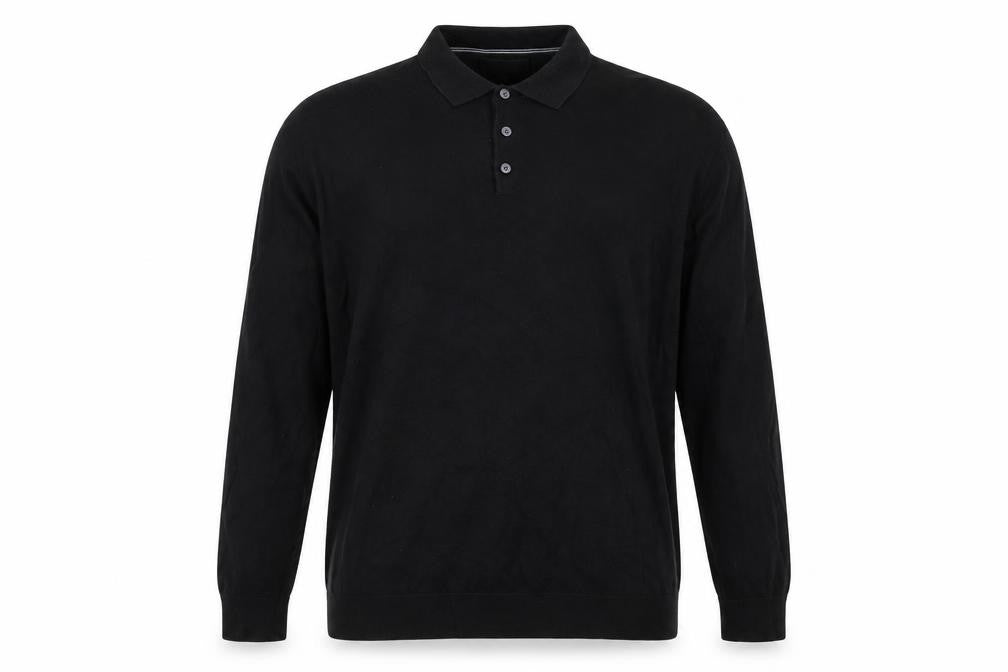 Mens UK Size XL NEXT Black Henley Jumper