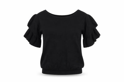 Womens UK Size 8 NEXT Black Basic Blouse