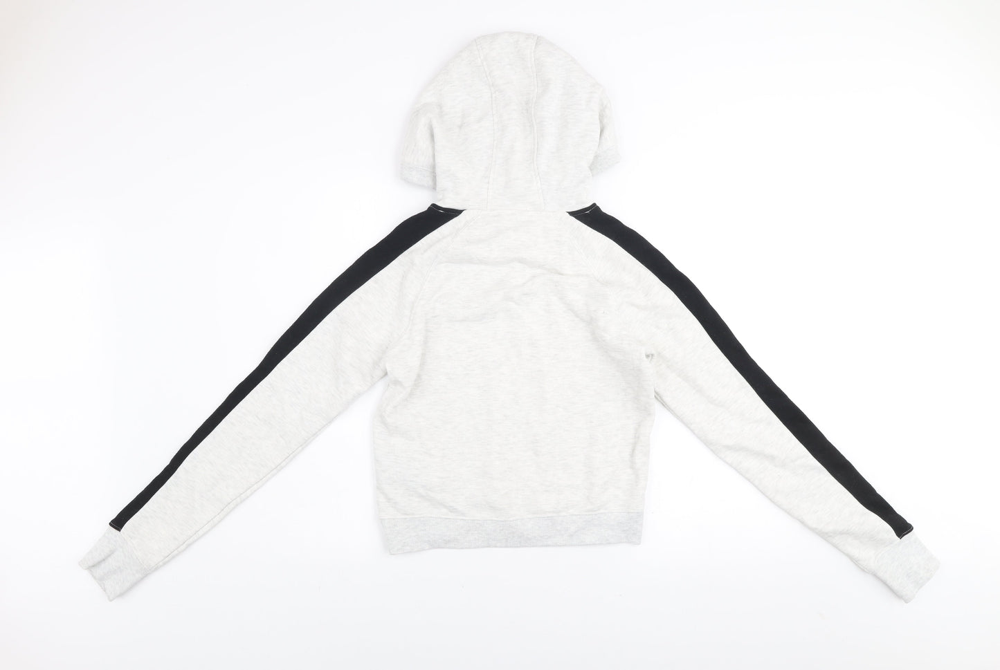 Womens UK Size 8 Pink Soda Sport Grey Pullover Hoodie