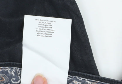 Atelier Gardeur Men's Black 42R Chino Trousers Cotton Blend