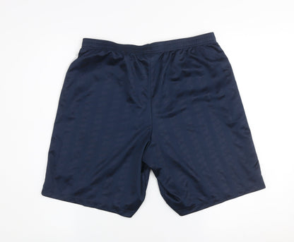 Nike Men's Blue Dri-FIT Athletic Shorts Size L Polyester Breathable