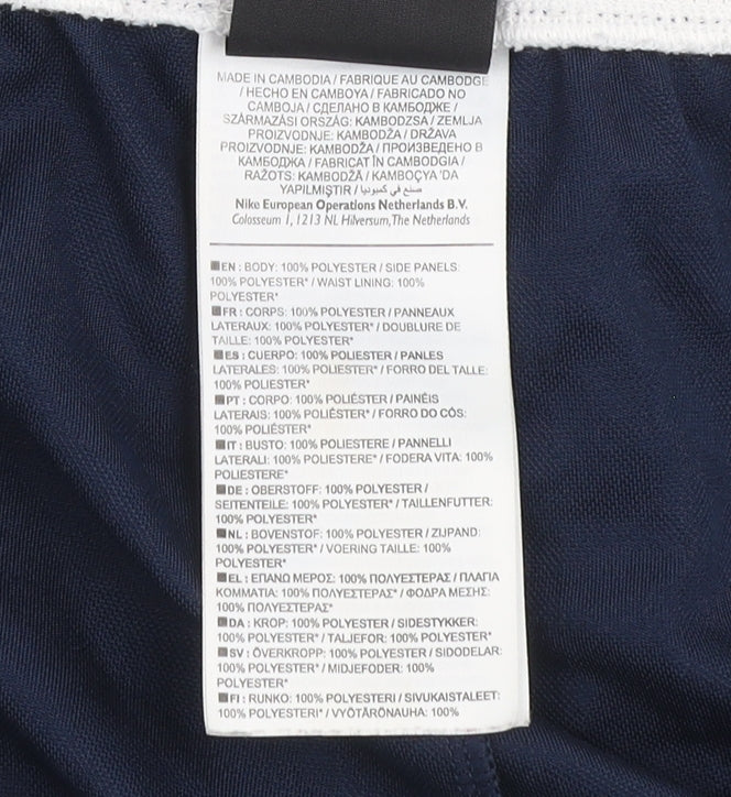 Nike Men's Blue Dri-FIT Athletic Shorts Size L Polyester Breathable