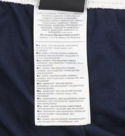 Nike Men's Blue Dri-FIT Athletic Shorts Size L Polyester Breathable