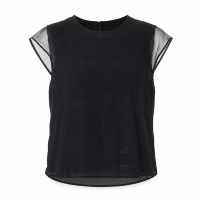 Womens UK Size 10 Coast Black Basic Blouse