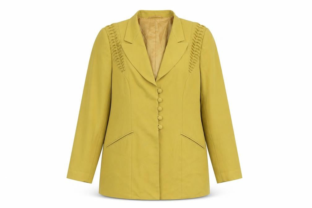 Womens UK Size 10 Gerry Weber Yellow Blazer