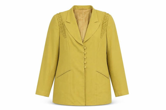 Womens UK Size 10 Gerry Weber Yellow Blazer