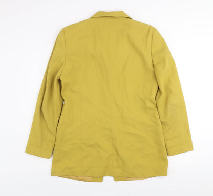 Womens UK Size 10 Gerry Weber Yellow Blazer