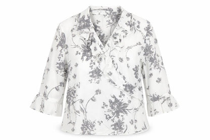 Womens UK Size 14 Gerry Weber White Wrap Blouse