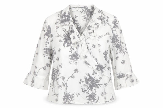 Womens UK Size 14 Gerry Weber White Wrap Blouse