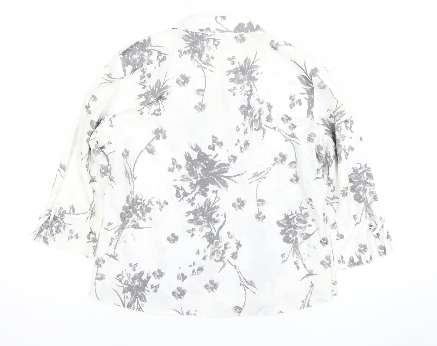 Womens UK Size 14 Gerry Weber White Wrap Blouse