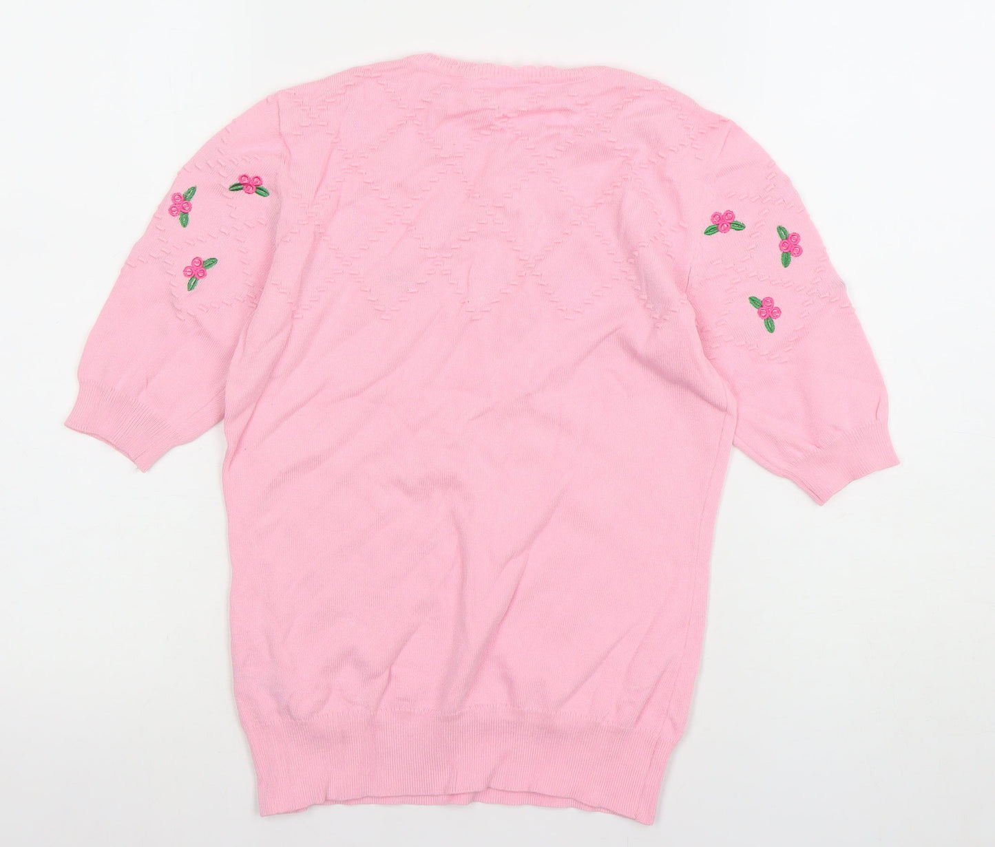 Womens UK Size 8 Saviior Pink Tunic Blouse