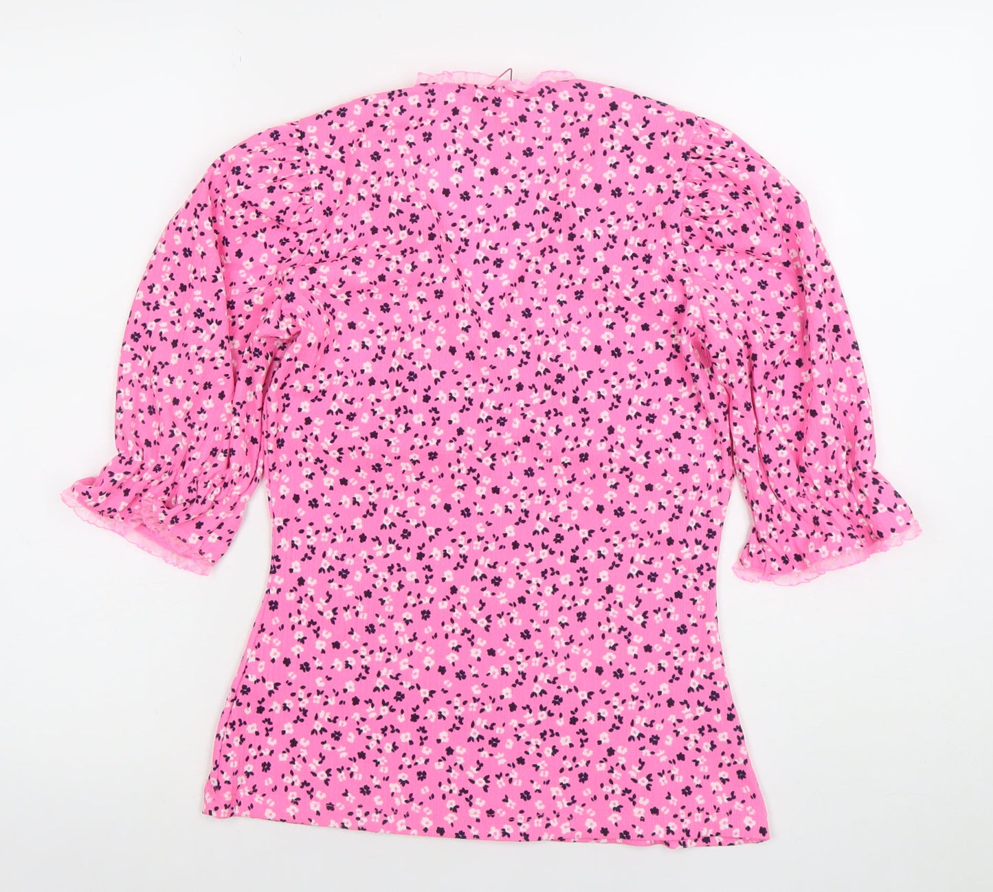 Womens UK Size 8 Savida Pink Tunic Blouse