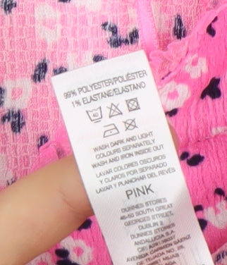 Womens UK Size 8 Savida Pink Tunic Blouse