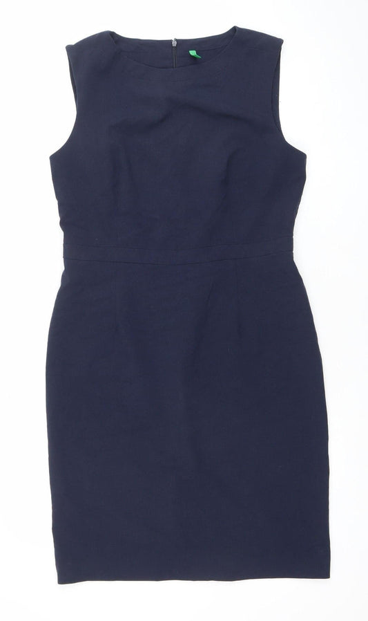 Womens UK Size 12 United Colors of Benetton Sheath Dress