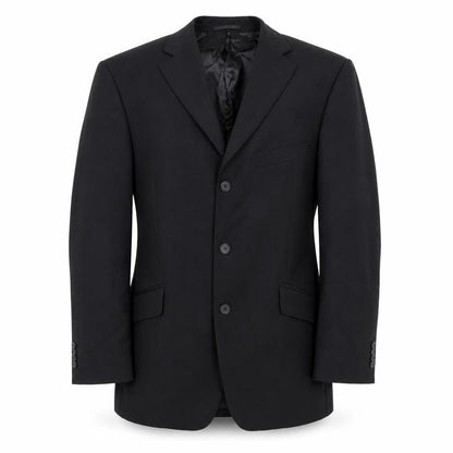 Father & Sons Men's Black Wool Cashmere Suit Jacket Size 54 Regular