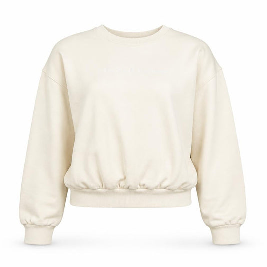 Womens UK Size XS Divided Beige Pullover Sweatshirt