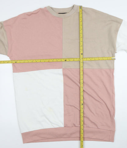 Womens UK Size 14 Missguided Multicoloured Pullover Sweatshirt