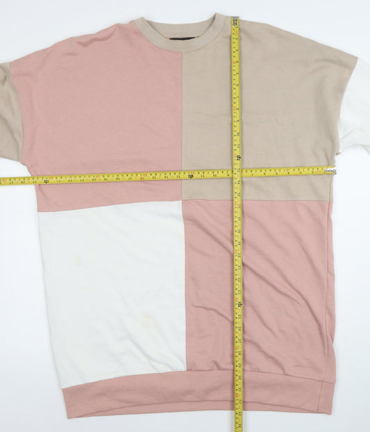 Womens UK Size 14 Missguided Multicoloured Pullover Sweatshirt