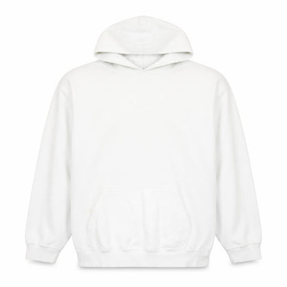 Mens UK Size M boohooMAN White Pullover Hoodie
