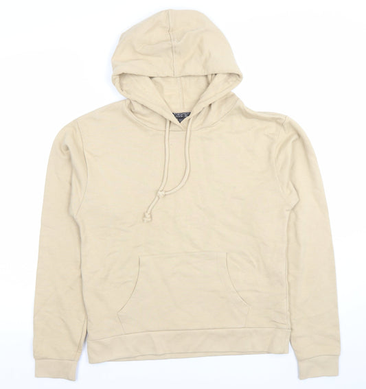 Womens UK Size 6 Topshop Beige Pullover Hoodie