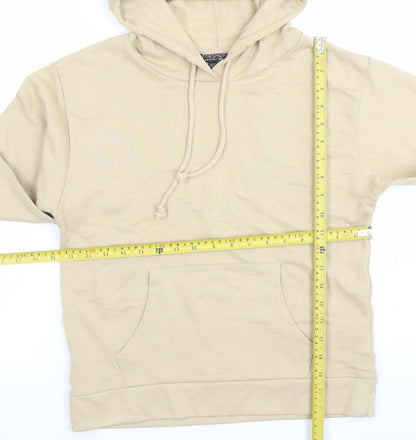 Womens UK Size 6 Topshop Beige Pullover Hoodie