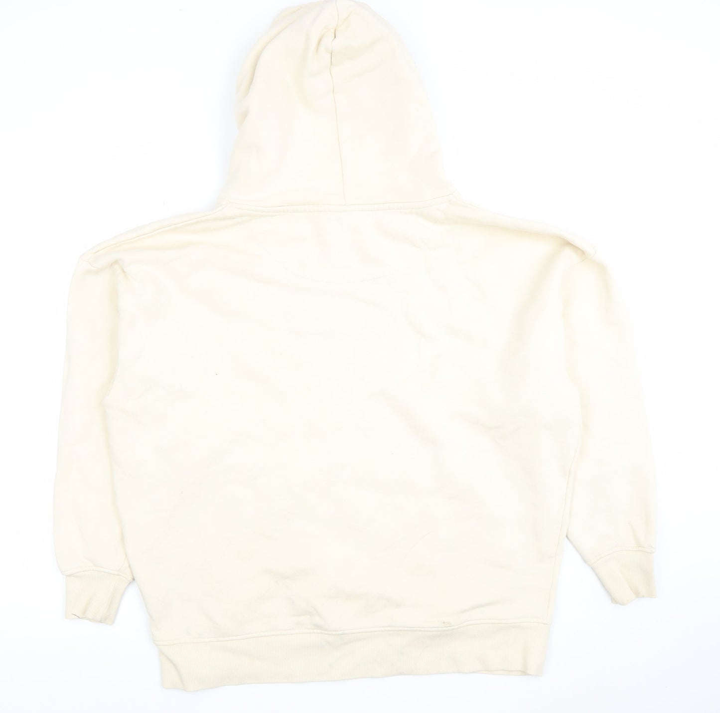 Womens UK Size XL Good For Nothing Ivory Pullover Hoodie