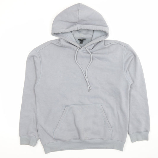 Mens UK Size S H&M Grey Pullover Hoodie