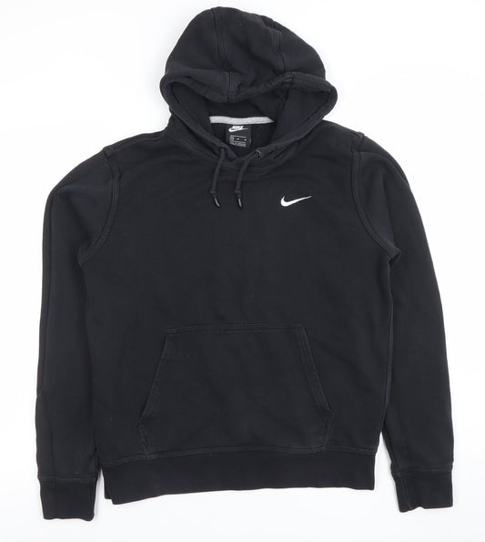 Mens UK Size M Nike Black Pullover Hoodie
