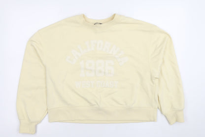 Womens UK Size S Dunnes Beige Pullover Sweatshirt