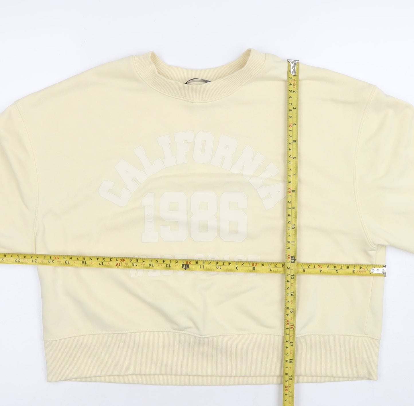 Womens UK Size S Dunnes Beige Pullover Sweatshirt