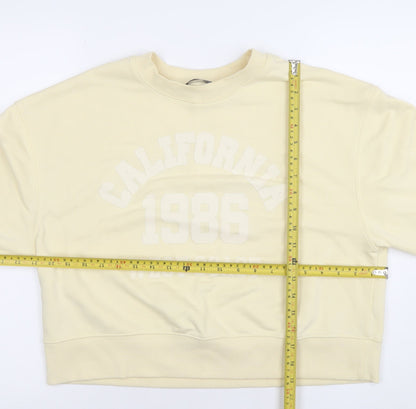 Womens UK Size S Dunnes Beige Pullover Sweatshirt