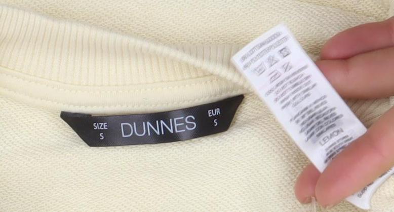 Womens UK Size S Dunnes Beige Pullover Sweatshirt