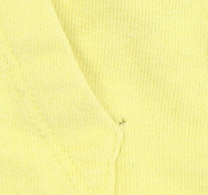 Womens UK Size 12 Pull&Bear Yellow Pullover Hoodie