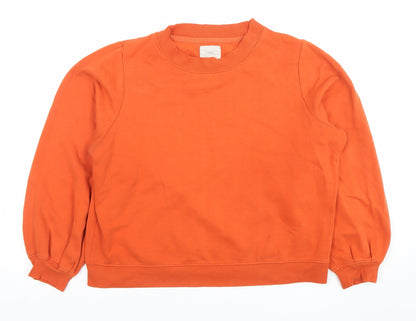 Womens UK Size 8 NEXT Orange Pullover Sweatshirt